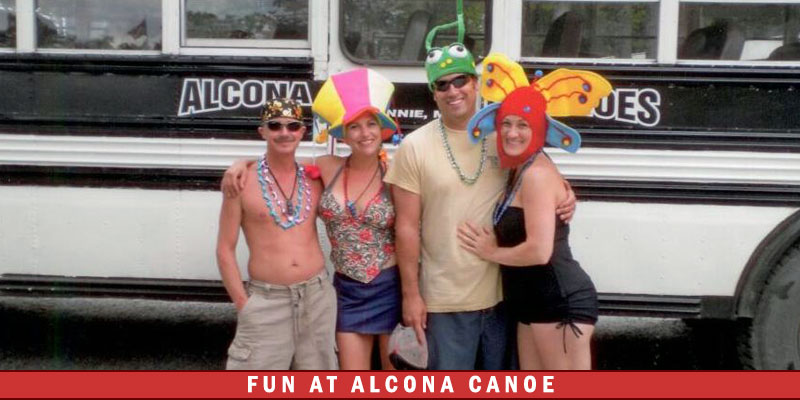 Fun at Alcona Canoe